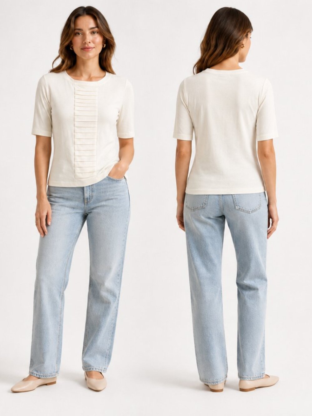 Off-white Akris Punto Top NWT Size 10
